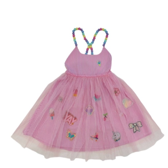 Lola + the Boys SWEET CANDY LOVERS DRESS size 8 - Picture 3 of 5
